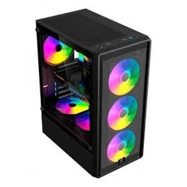 Gabinete Gamer Vidro Lateral, Mt-g140bk, M-atx, Sem Cooler