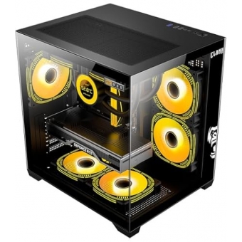 Gabinete Gamer C3Tech G950BK Aquarius