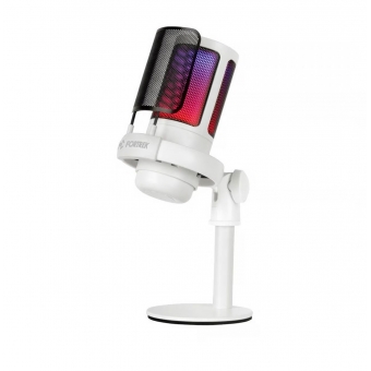 Microfone Usb Gamer Fortrek Mic10 Branco