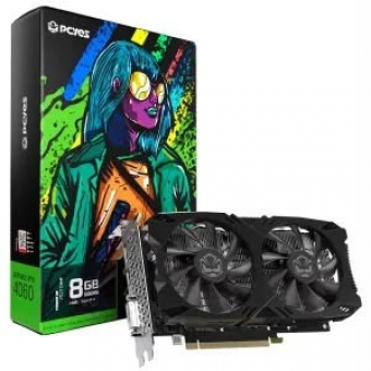 Placa de Vídeo PCYes GeForce RTX 4060 8GB GDDR6 128 Bits Dual Fan