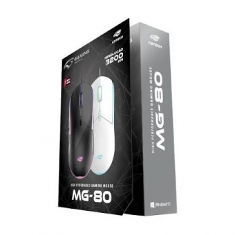 Mouse Gamer C3Tech MG-80WH Branco