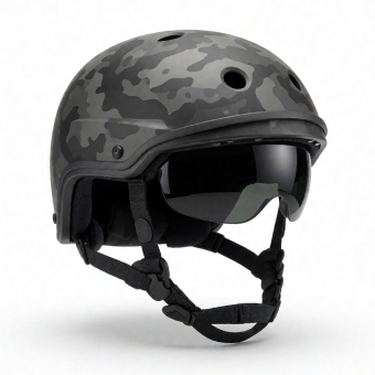 Capacete Aberto Norisk Camuflado Grafite